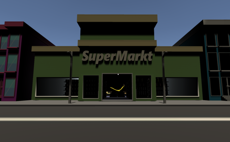 Picture of supermarket in-game